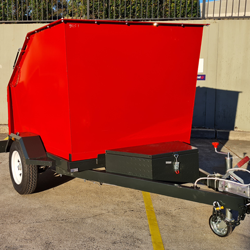 4 Cubic Metre Mobile Skip Bin